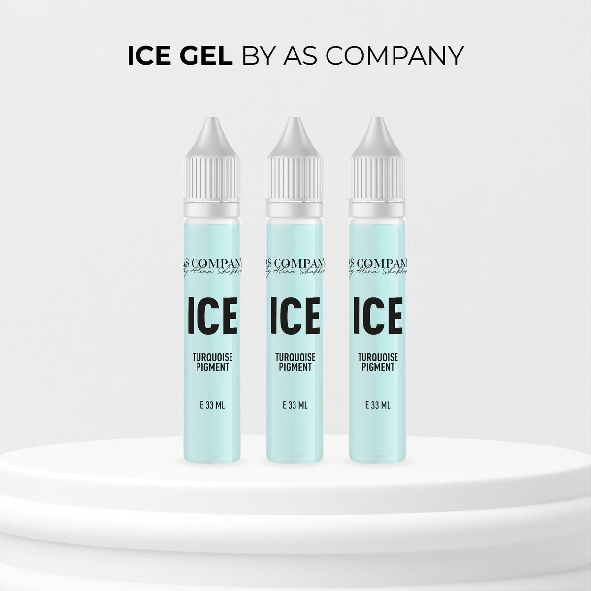 AS Company Ice Gel Classic koelgel, drie flesjes