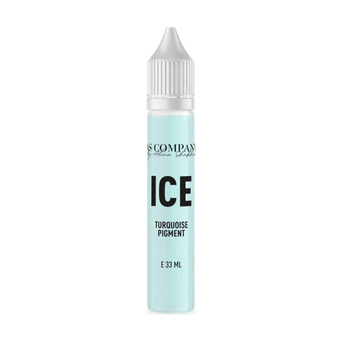 AS Company Ice Gel Classic cooling gel bottle (label: ICE Turquoise Pigment)
