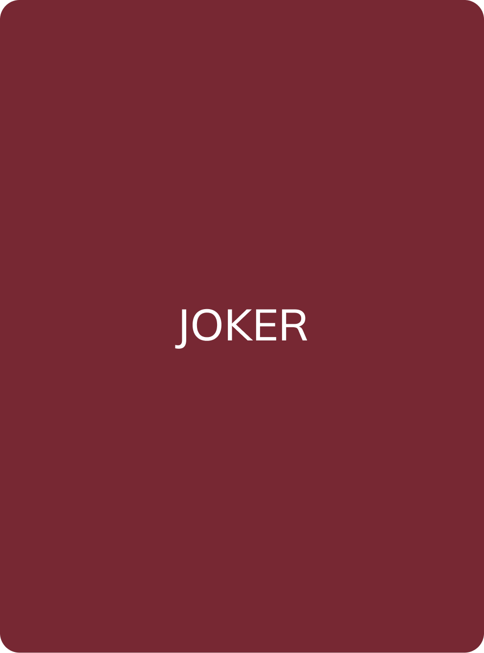 AS Company Joker Harley Quinn lip pigment colour swatch card with shade name