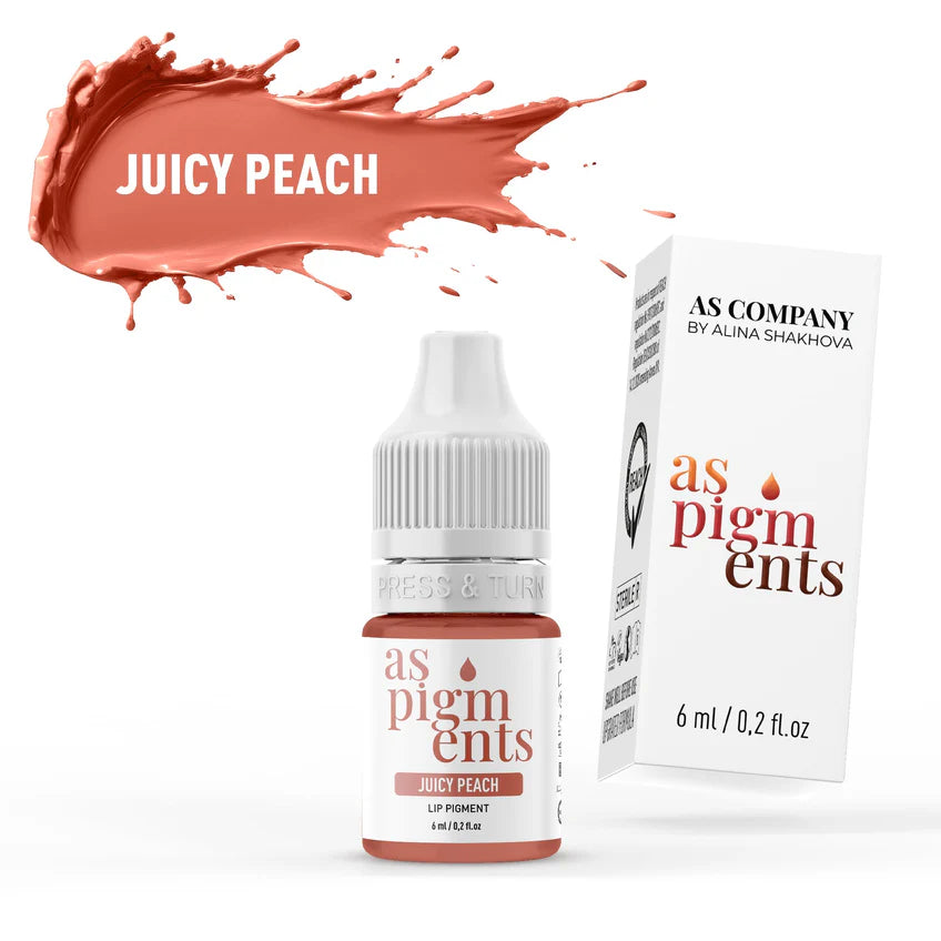 AS Company Juicy Peach lip pigment, 6 ml bottle