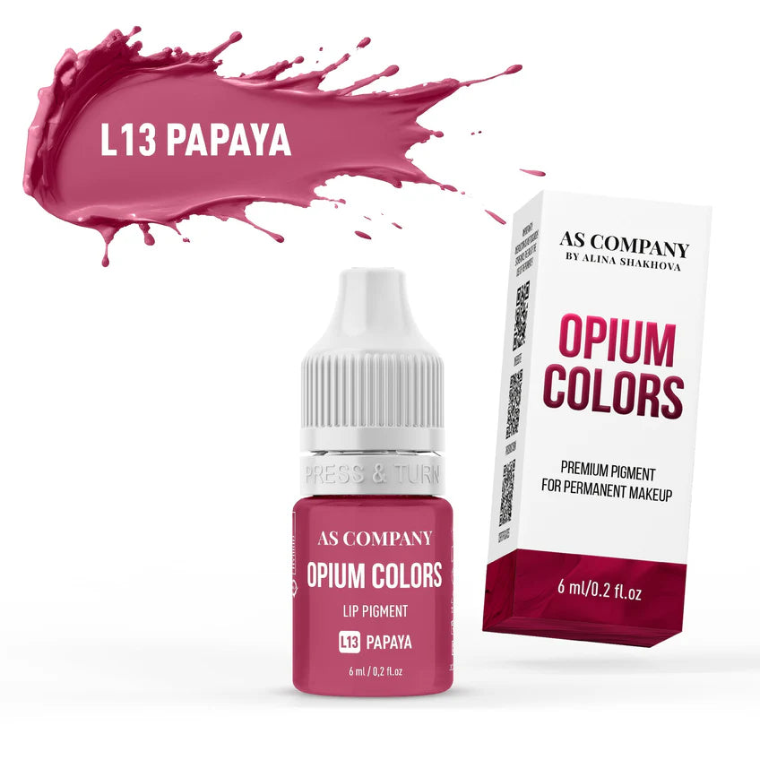 AS Company L13 Papaya lip pigment, 6 ml bottle
