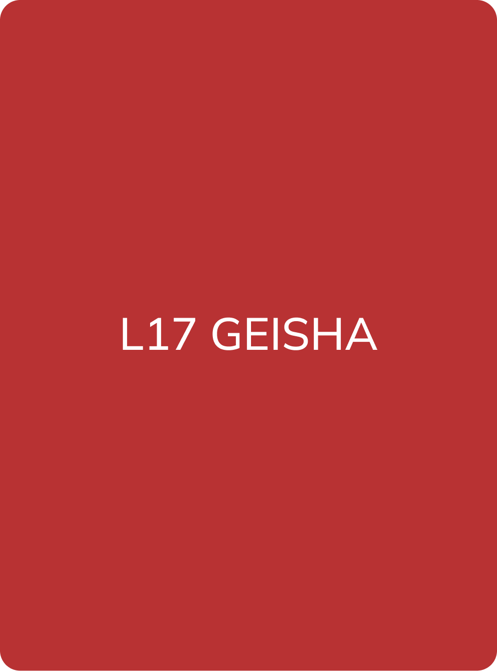 AS Company L17 Geisha lip pigment colour swatch