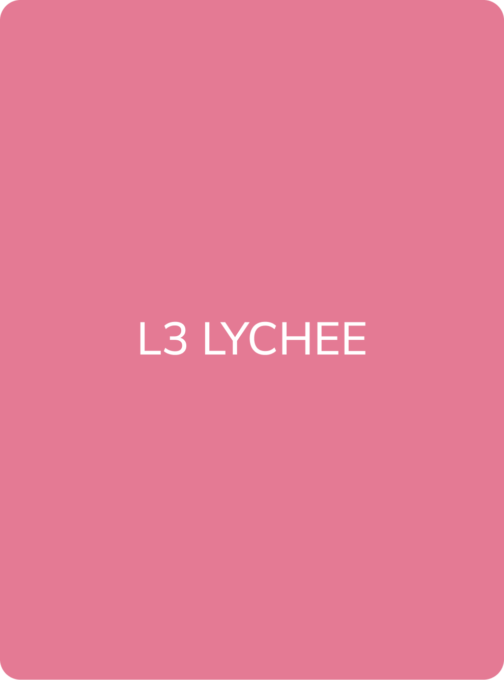 AS Company L3 Lychee lip pigment colour swatch