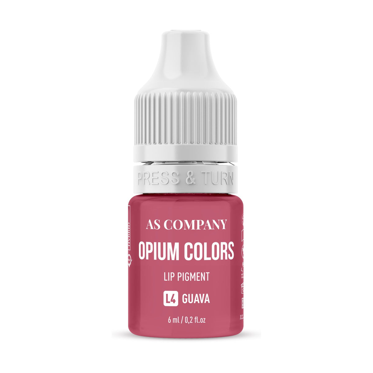 AS Company Opium Colors L4 Guava lippigment, flesje van 6 ml