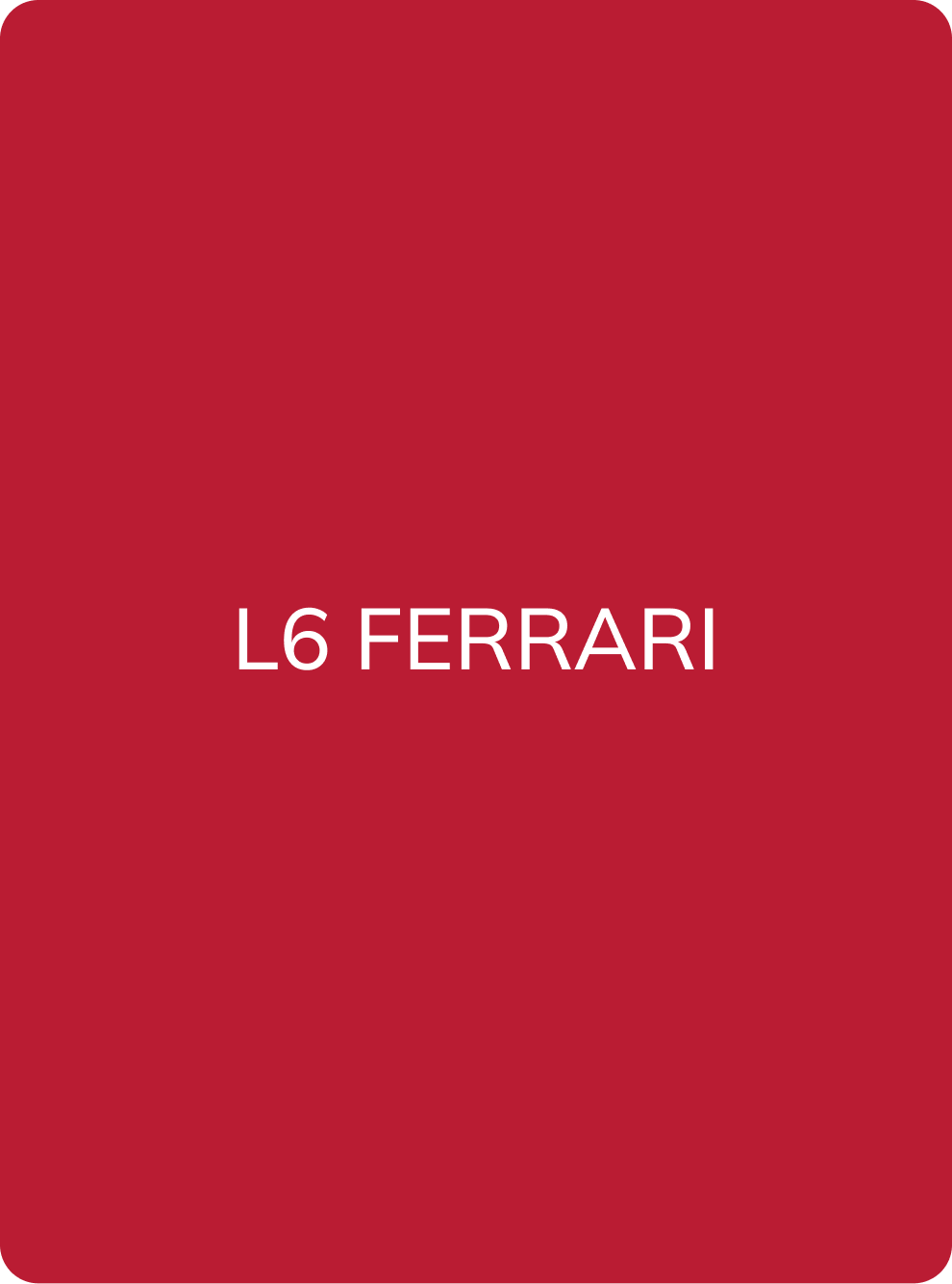 AS Company L6 Ferrari lip pigment colour swatch