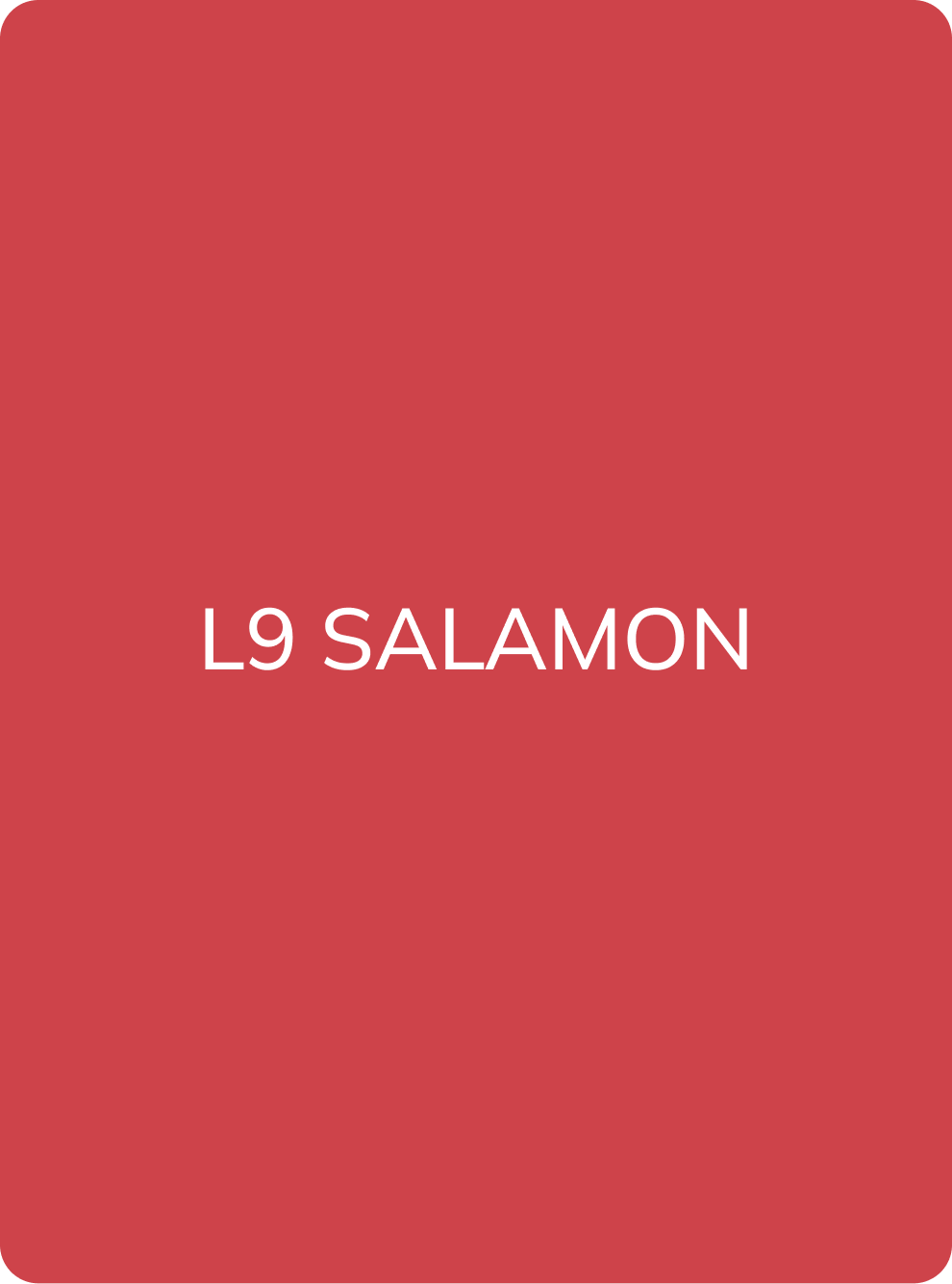 AS Company L9 Salmon lippigment, kleurstaal