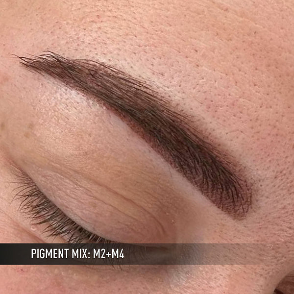 AS Company Mineral M2 Dark Brown Haired brow pigment, product detail