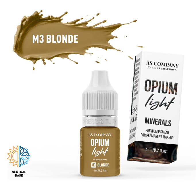 AS Company Mineral M3 Blonde brow pigment, 6 ml