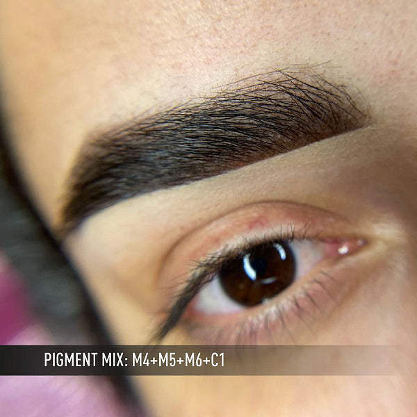 AS Company Mineral M5 Black Brown Augenbrauenpigment, Produktdetail