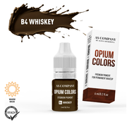 AS Company Opium Colors B4 Whiskey brow pigment, 6 ml bottle