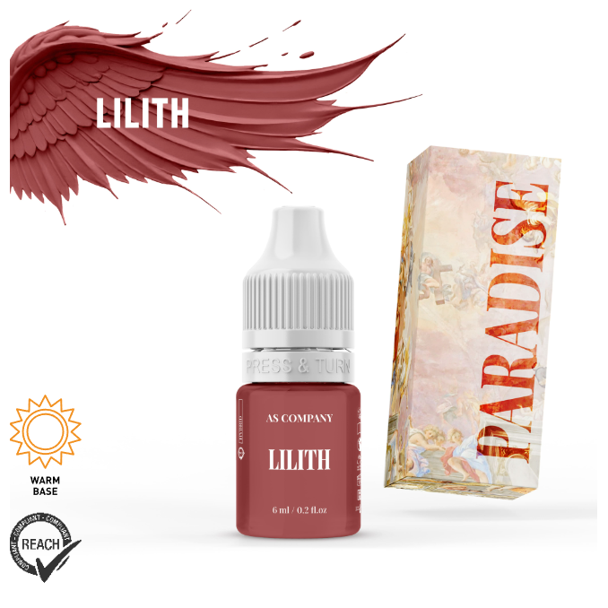 AS Company Paradise Lilith lip pigment, 6 ml bottle