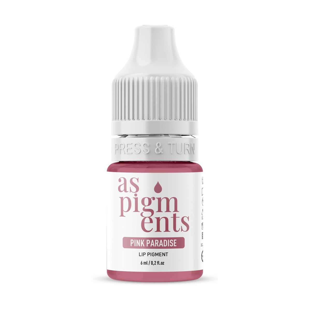 AS Company Pink Paradise Lippenpigment, 6 ml Flasche