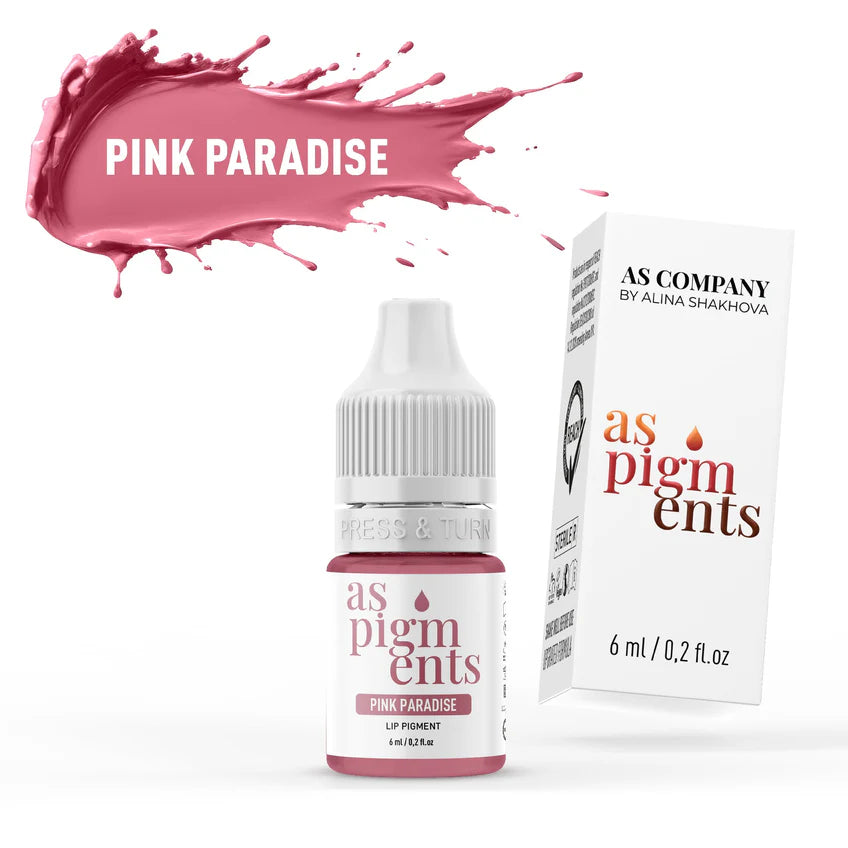 AS Company Pink Paradise lip pigment, 6 ml bottle