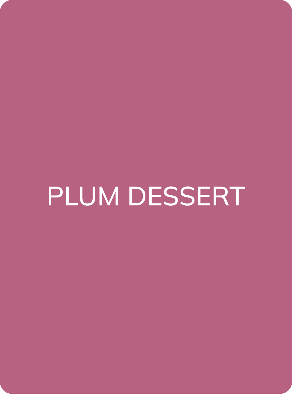 AS Company Plum Dessert lip pigment colour swatch card with shade name