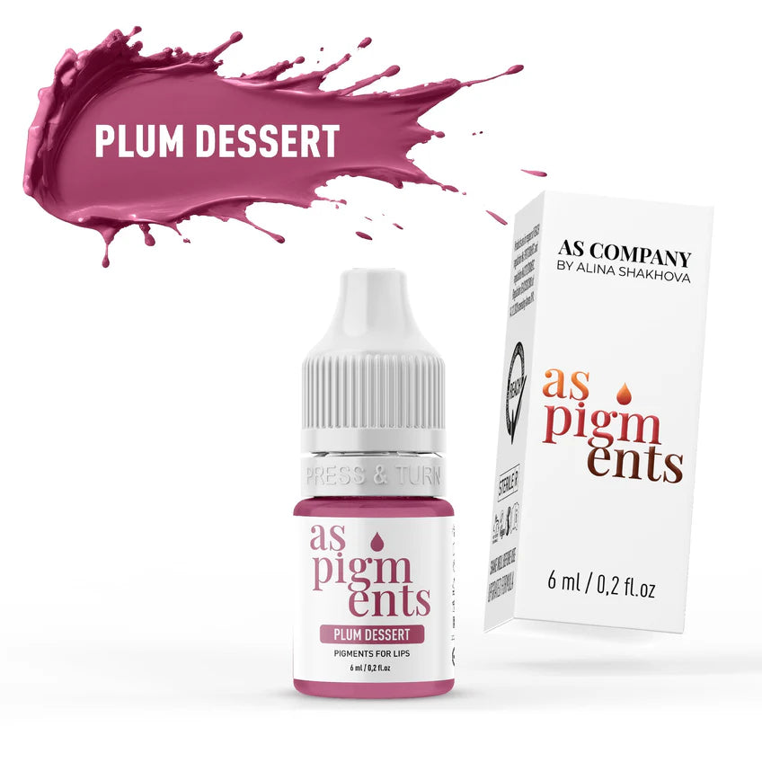 AS Company Plum Dessert lip pigment, 6 ml bottle