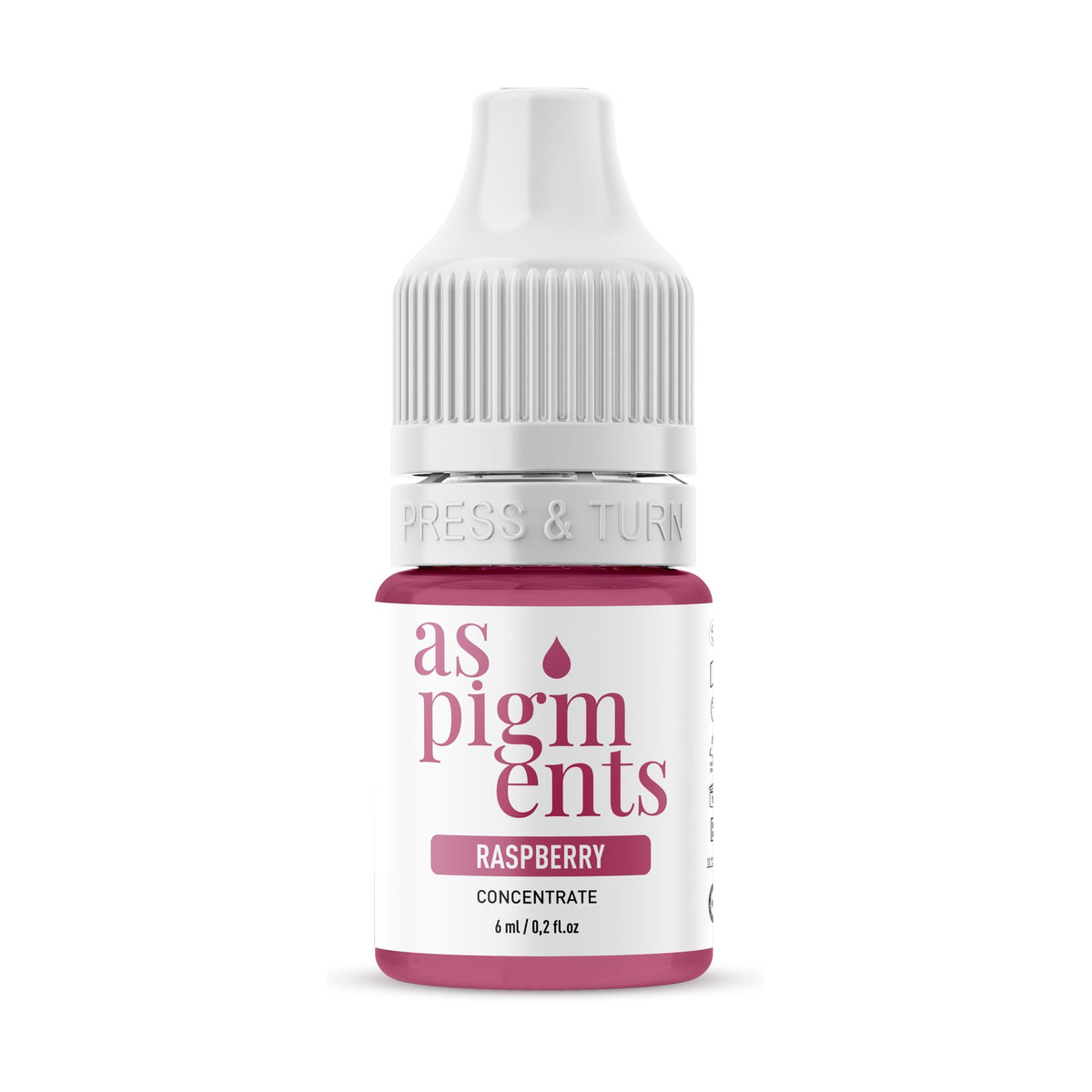 AS Company Raspberry concentrate lip pigment, 6 ml bottle