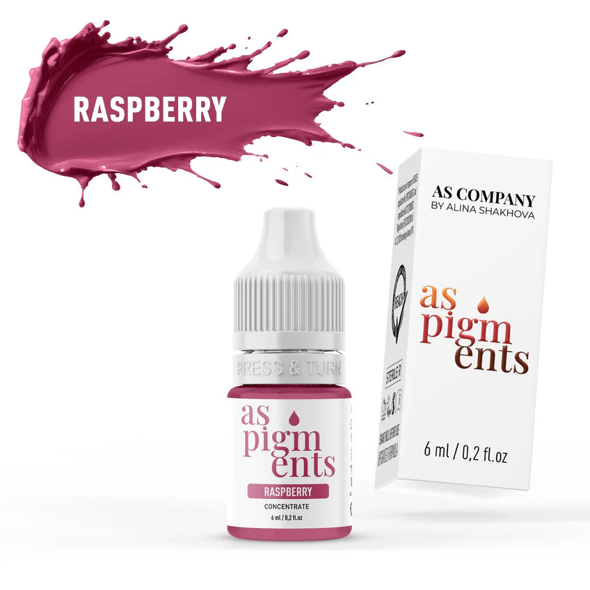 AS Company Raspberry concentrate lip pigment, 6 ml bottle