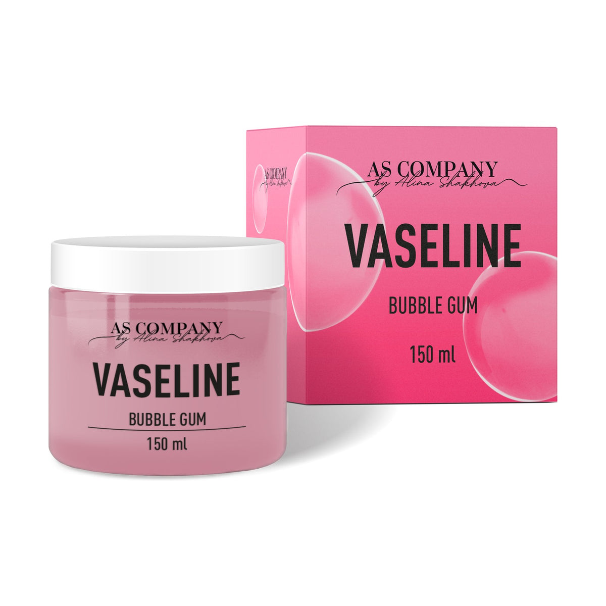 AS Company Vaseline Bubble Gum 150 ml jar with box