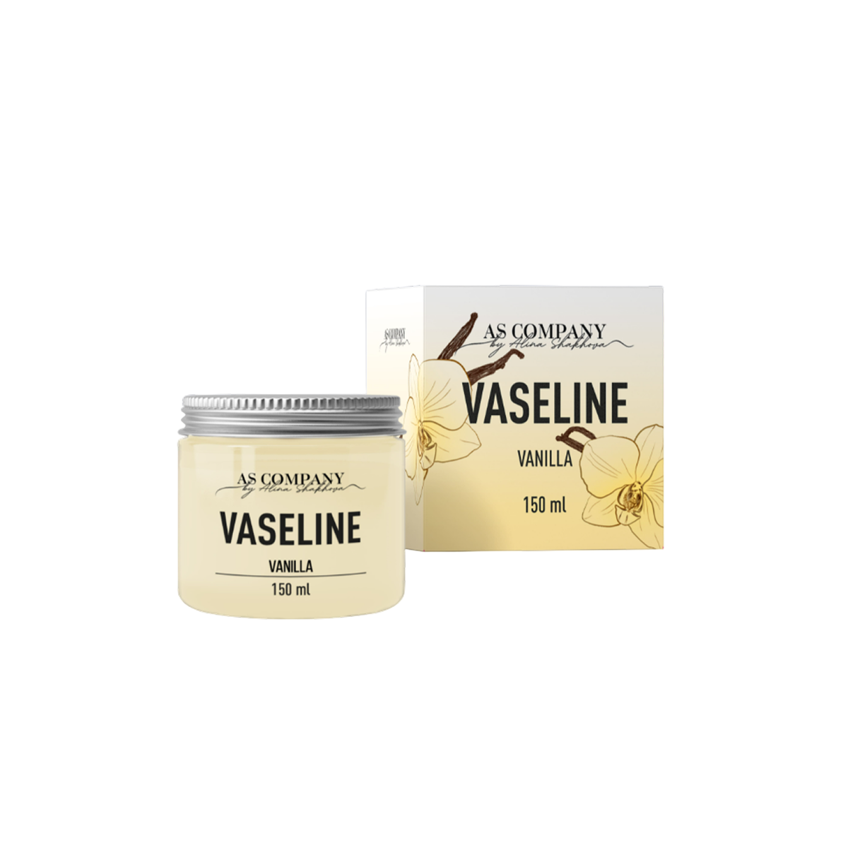 AS Company Vaseline Vanilla 150 ml, PMU and tattoo moisturizing balm