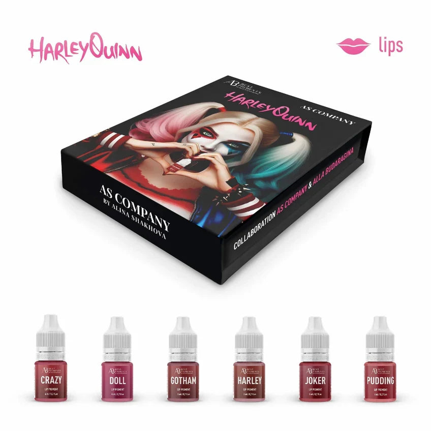 ASCompany & Alla Budaragina – Lip Set Harley Quinn (Hybrid, 6 pcs x 6 ml)