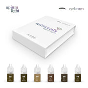 Augenbrauen-Set – Opium Light (Mineralien, 6 Stück × 6 ml) | Professionelle PMU-Pigmente | PMU Master Boutique

