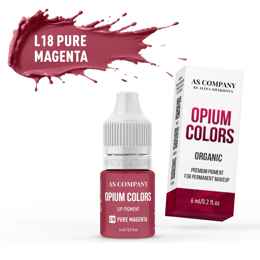 ASCompany L18 Pure Magenta 6 ml – Lip Pigment (Opium Colors)