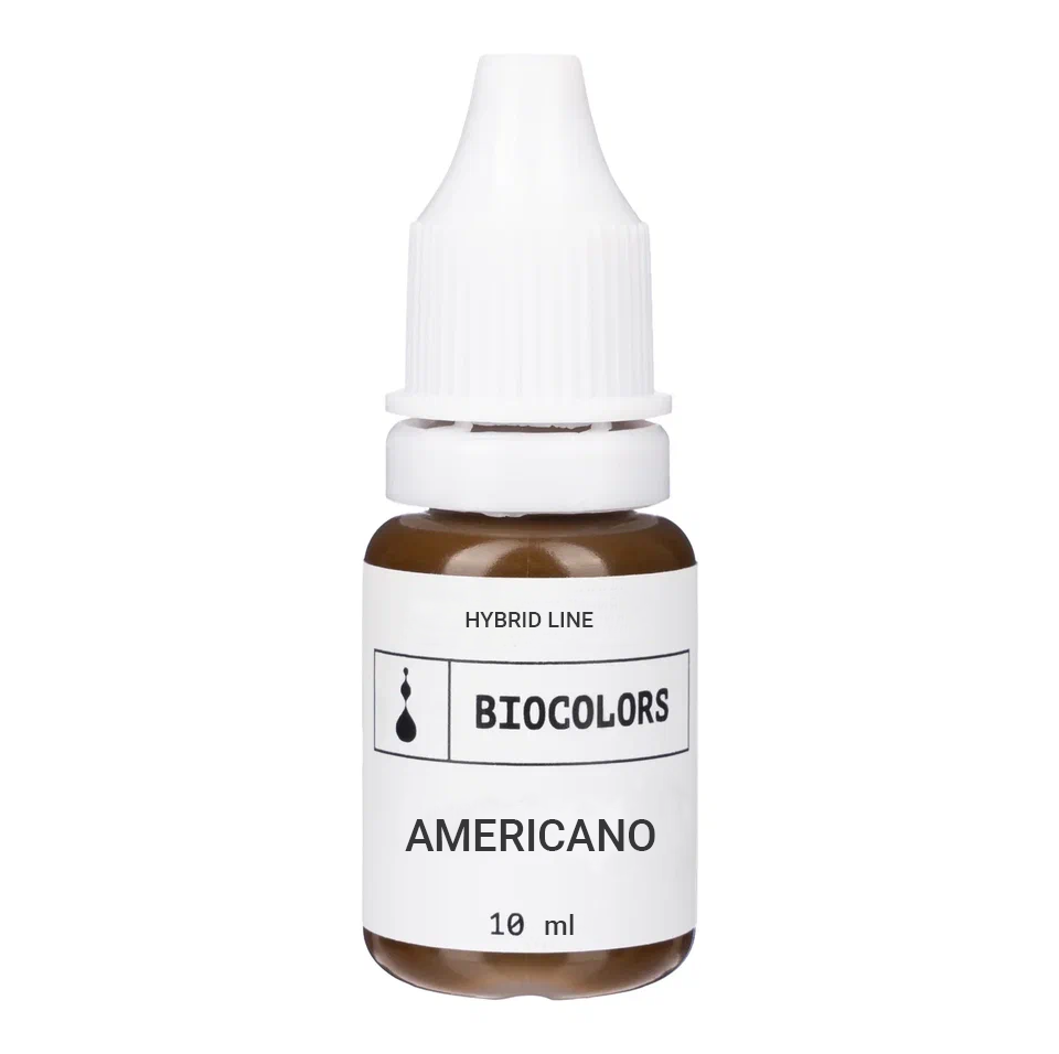 Biocolors Hybrid Line Americano wenkbrauwpigment, flesje van 10 ml