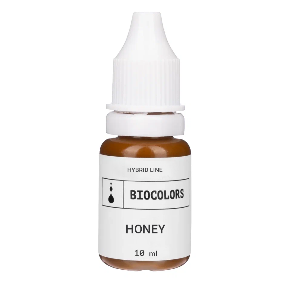 Biocolors Hybrid Line Honey wenkbrauwpigment, flesje van 10 ml