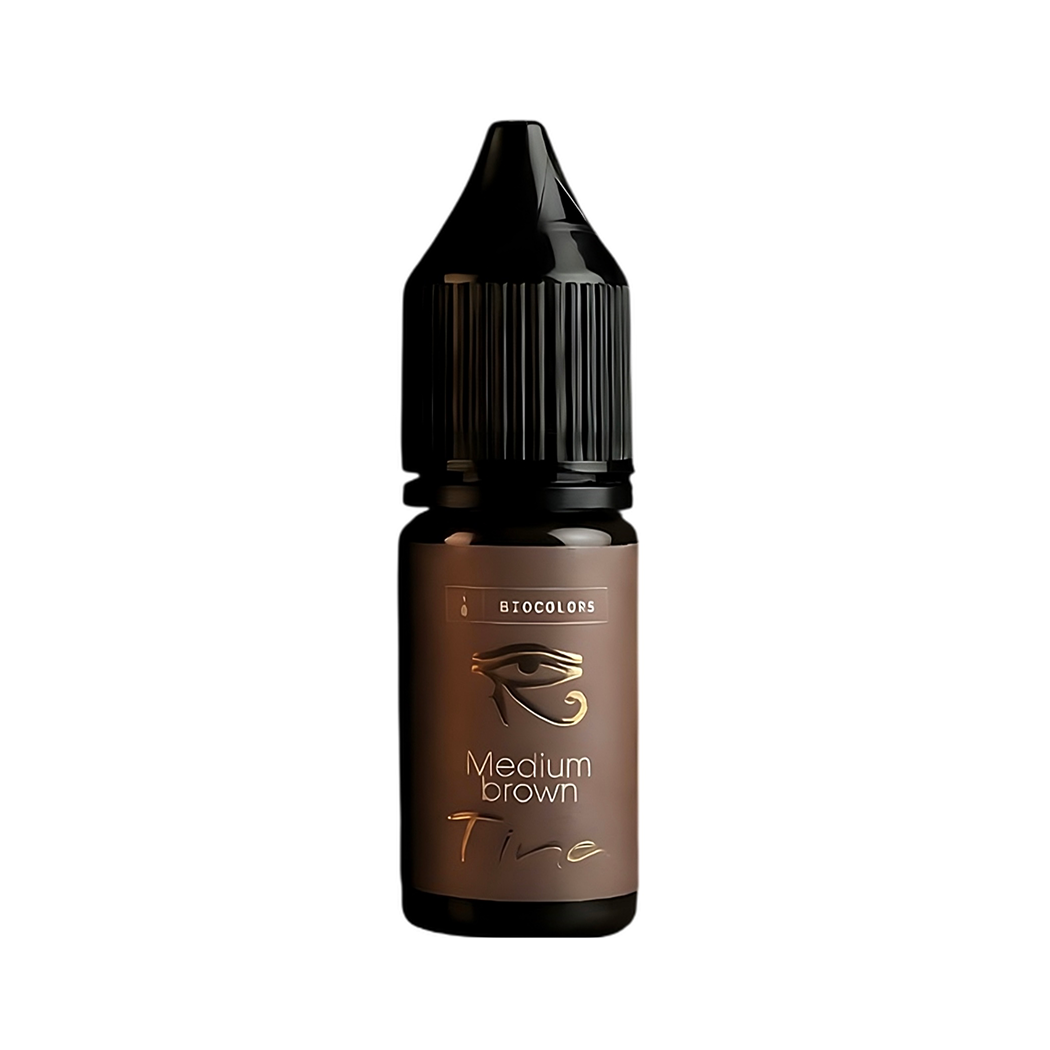 Biocolors Medium Brown eyelinerpigment, flesje van 10 ml