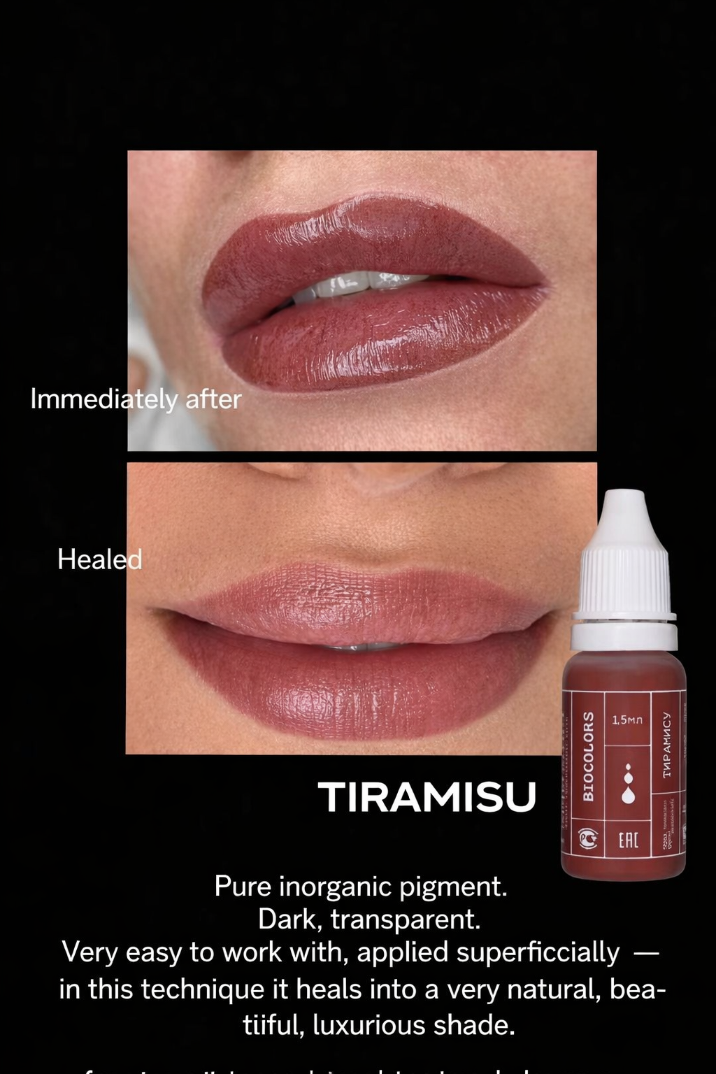 Biocolors Tiramisu lip pigment shade by Biocolors
