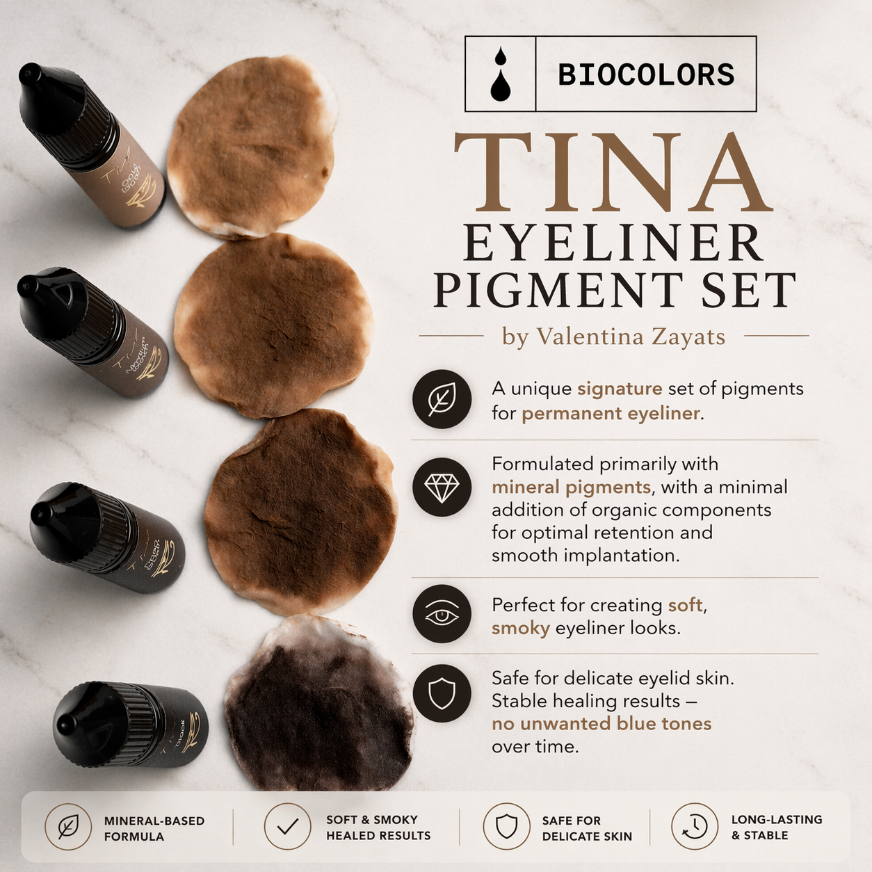 Biocolors Gold Brown 10 ml – Eyelid Pigments
