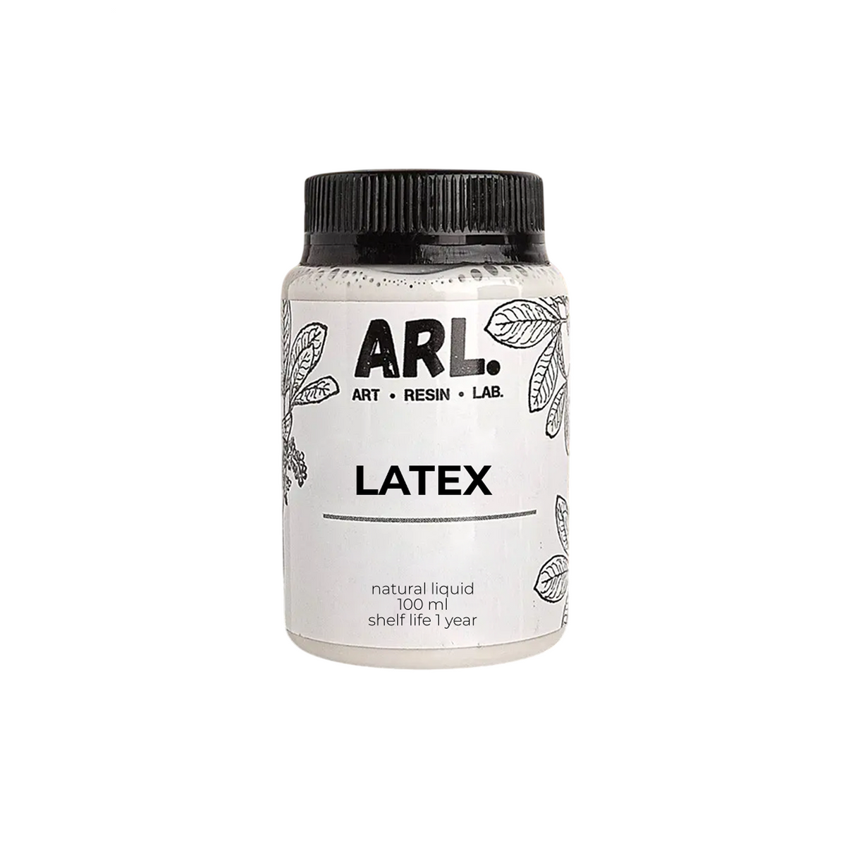 Clear liquid latex 100 ml bottle for special effects and stencil masking