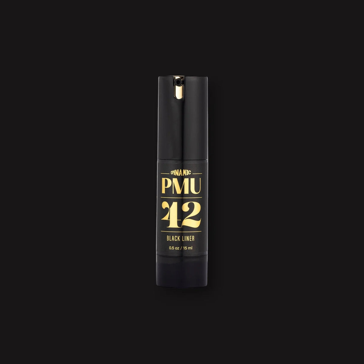 Dynamic PMU 42 Black Liner eyeliner pigment 15 ml, bottle front view