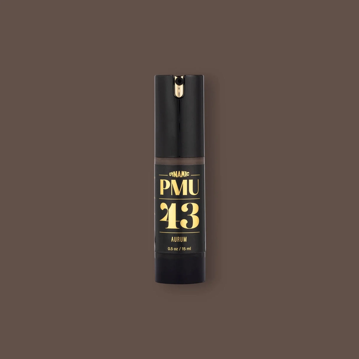 Dynamic PMU 43 Aurum brow pigment 15 ml, bottle front view