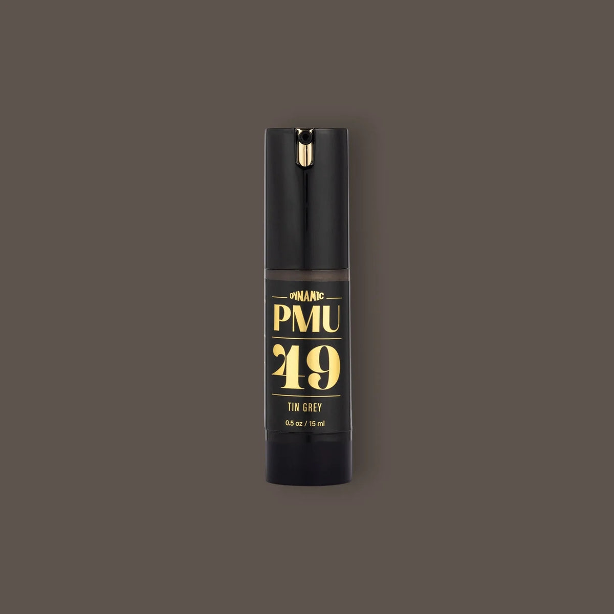 Dynamic PMU 49 Tin Grey brow pigment 15 ml, bottle front view