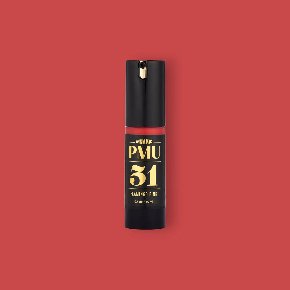 Dynamic PMU 51 Flamingo Pink lip pigment 15 ml, bottle front view
