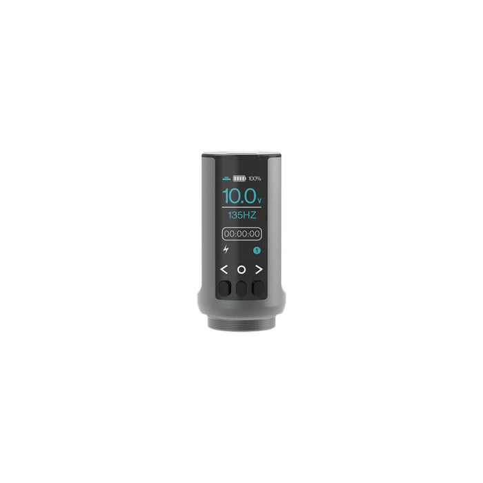 Microbeau E.L.B Smokey Quartz wireless PMU machine, detail of adjustable stroke