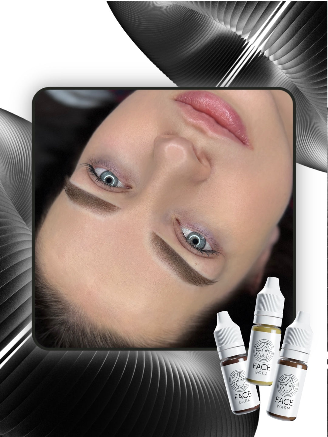 FACE Gold Mineral Brow Corrector result