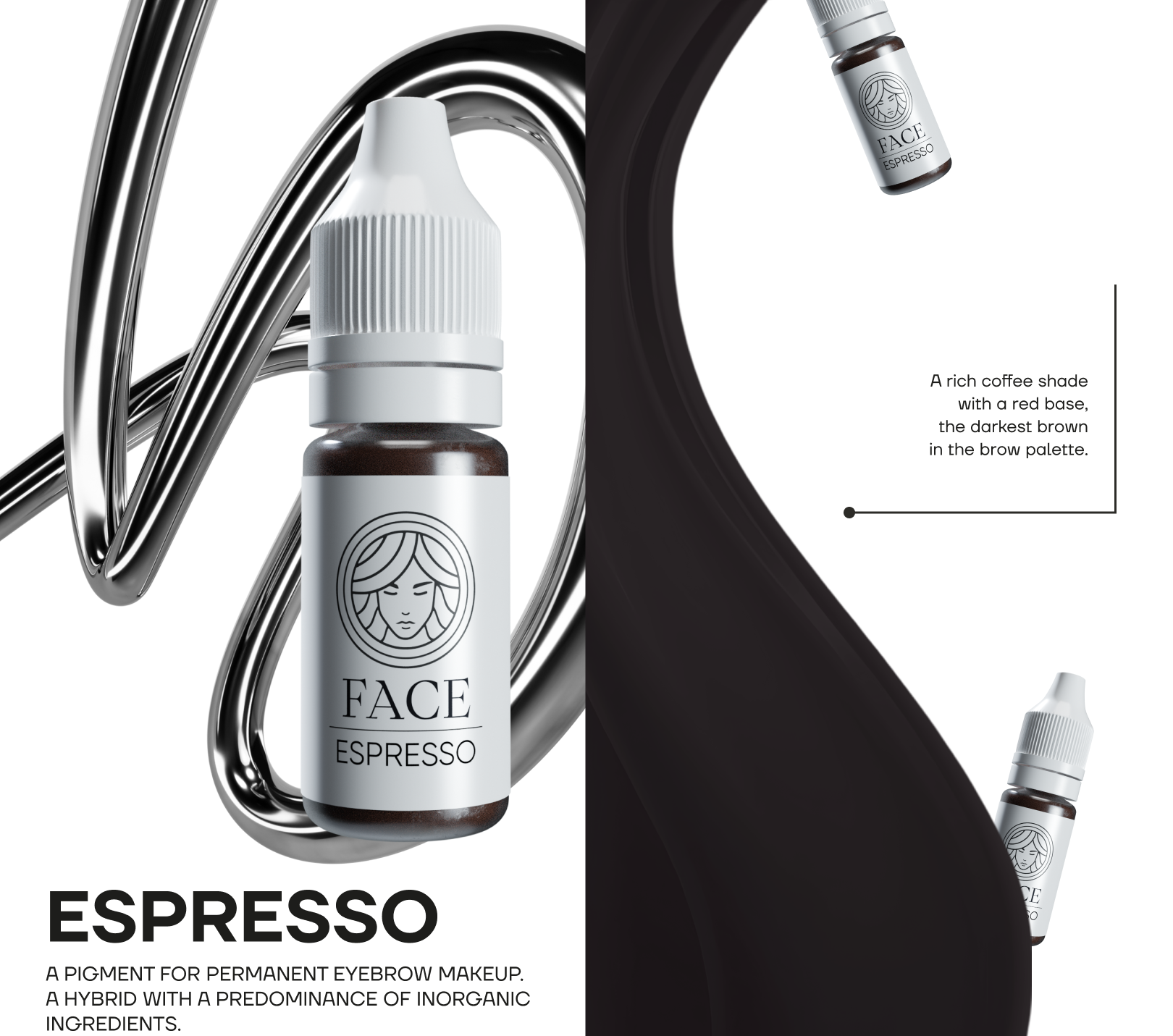 espresso face pigments brows
