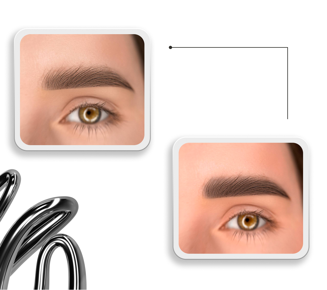 Black Brown shade from the FACE Mineral brow corrector range