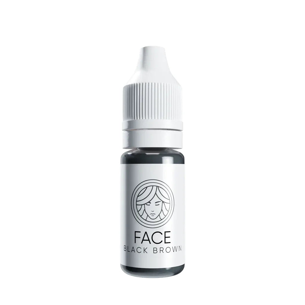 FACE Black Brown mineral brow corrector bottle
