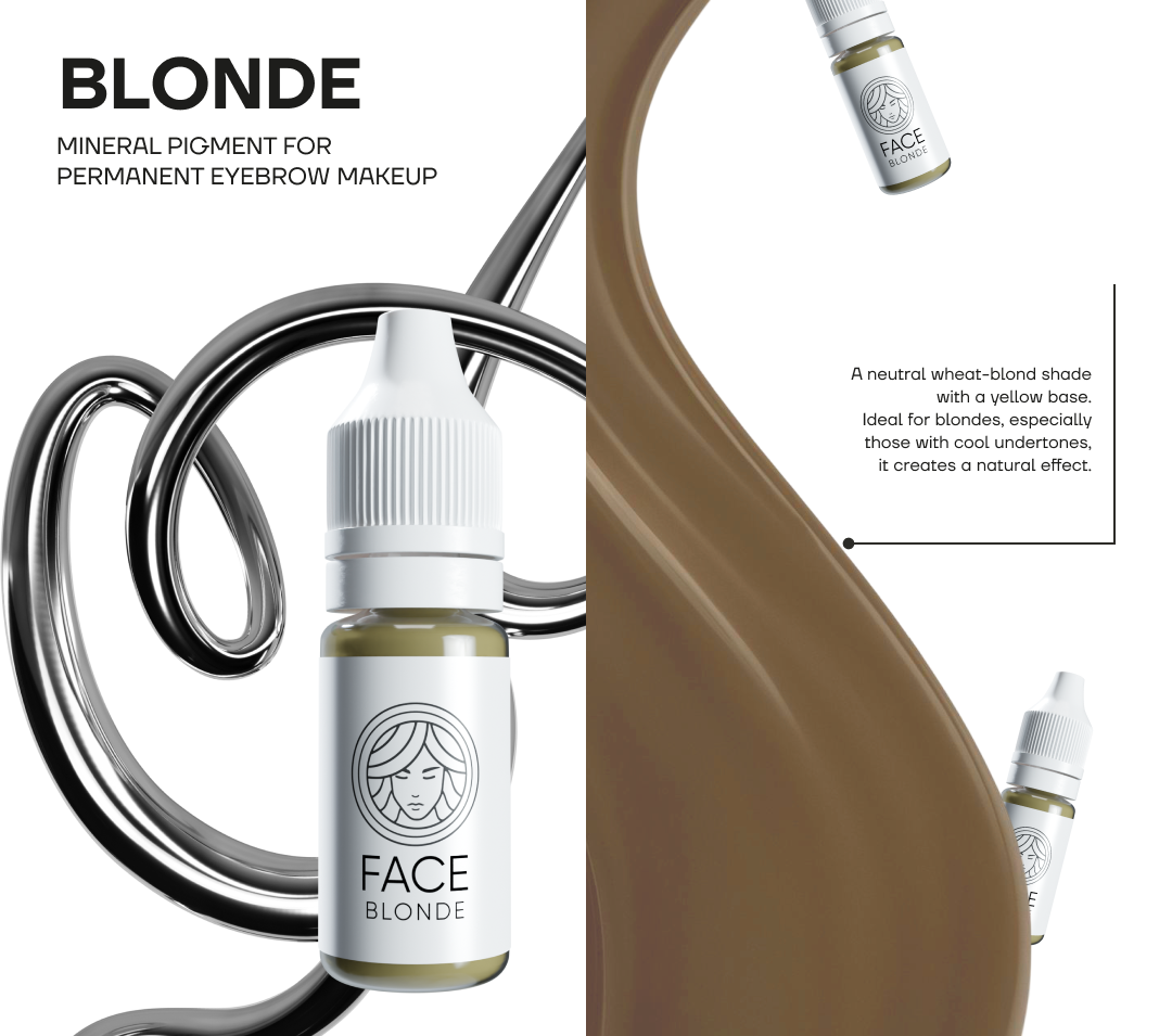 FACE Blonde Mineral-Augenbrauenpigment, Produktdetail