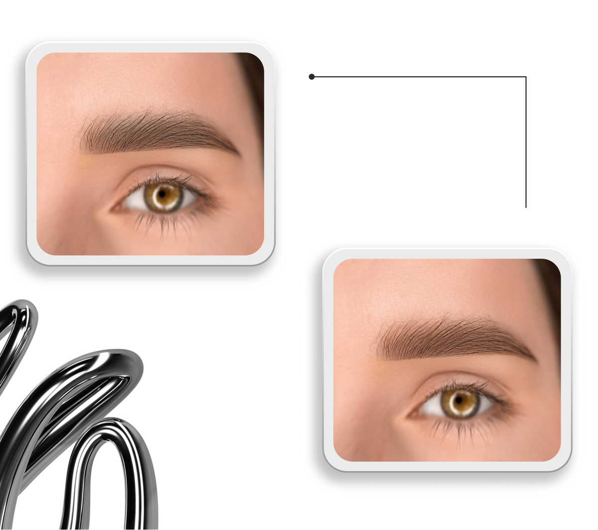 Brick shade from the FACE Hybrid brow corrector range