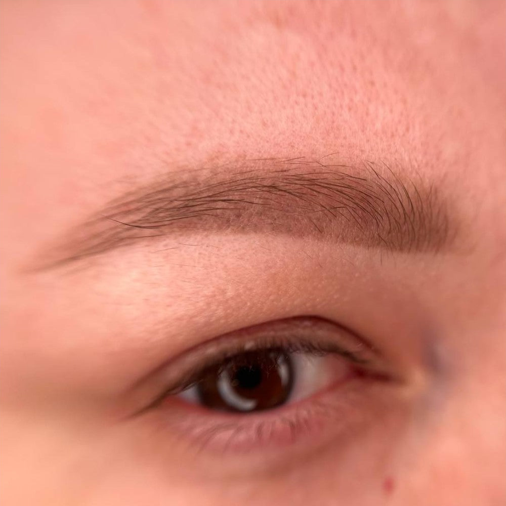 Healed brow PMU with a FACE Brick and Mocco pigment mix