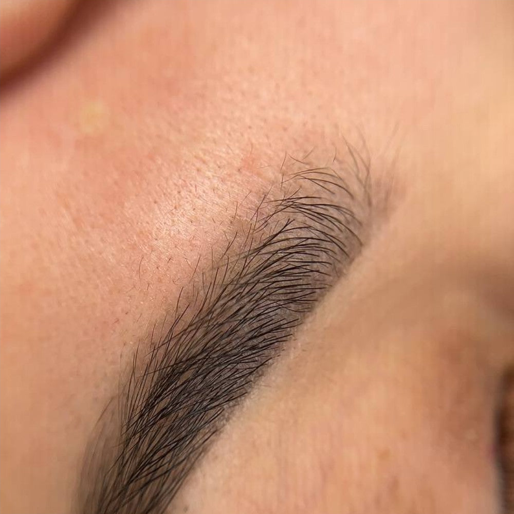 Brow PMU with a FACE Mocco, Espresso and Brick pigment mix