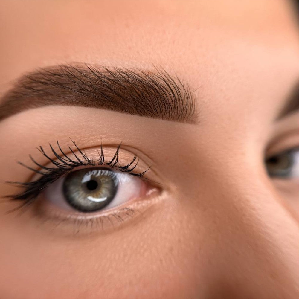 Brow PMU with a FACE Mocco and Brick pigment mix