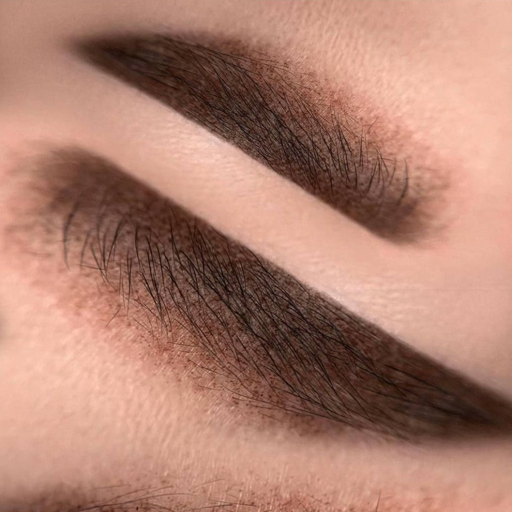 Brow PMU with FACE Mocco Hybrid brow pigment used pure