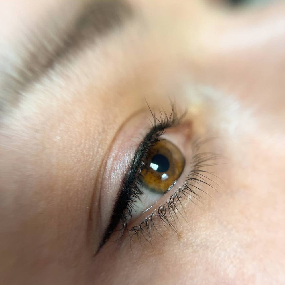 Eyeliner PMU with FACE Coal Hybrid eyeliner pigment used pure