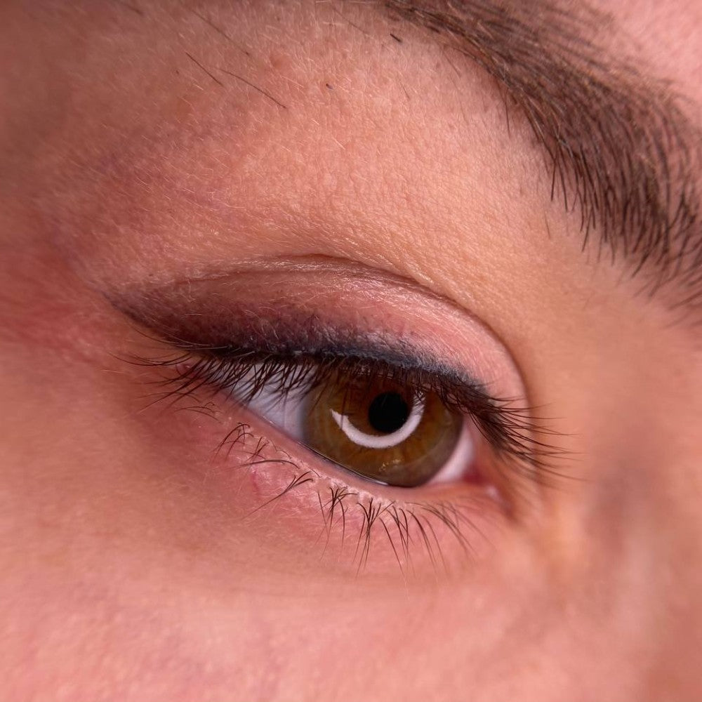 Healed eyeliner PMU with FACE Space, Brick and Coal
