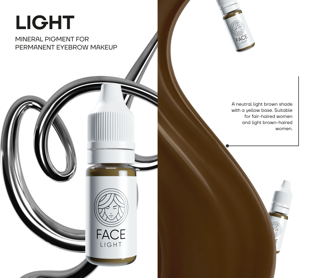 FACE Light mineral brow pigment, product detail